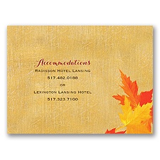 Mystic Maple Leaves - Multi-Purpose Card