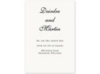 Modern Elegance Couple Script - Bright White Multi-Purpose Card