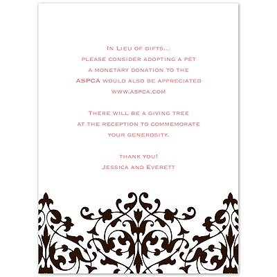 Romance - Chocolate Multi-Purpose Card