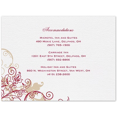 Flourish with Golden Shadow - Apple - Multi-Purpose Card