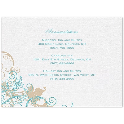 Flourish with Golden Shadow - Pool - Multi-Purpose Card