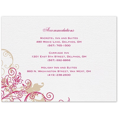 Flourish with Golden Shadow - Watermelon - Multi-Purpose Card