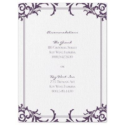 Vintage Monogram - Multi-Purpose Card