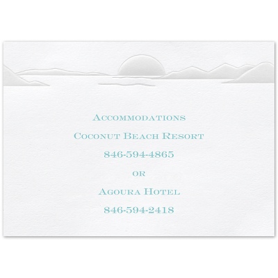 Pearl Palm Trees - Multi-Purpose Card