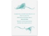 Peacock Monogram - Multi-Purpose Card