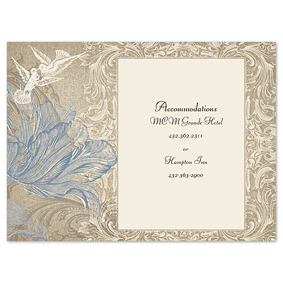 Vintage Love - Cornflower - Multi-Purpose Card