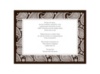 Perfect Paisley Duet - Chocolate- Multi-Purpose Card