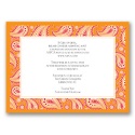 Perfect Paisley Duet - Tangerine- Multi-Purpose Card
