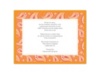 Perfect Paisley Duet - Tangerine- Multi-Purpose Card