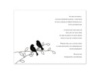 Love Birds - Black - Multi-Purpose Card
