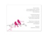 Love Birds - Watermelon - Multi-Purpose Card