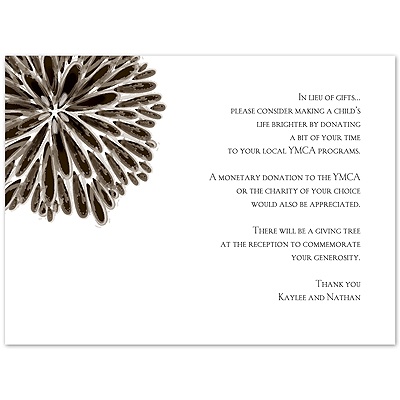 Burst of Color - Chocolate - Multi-Purpose Card