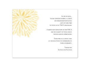 Burst of Color - Canary - Multi-Purpose Card