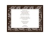 Perfect Paisley - Chocolate - Multi-Purpose Card