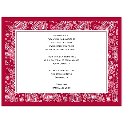 Perfect Paisley - Apple - Multi-Purpose Card