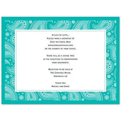 Perfect Paisley - Mermaid - Multi-Purpose Card