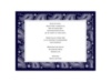 Perfect Paisley - Lapis - Multi-Purpose Card