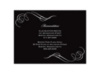 Photo and Swirls - Black  - Multi-Purpose Card