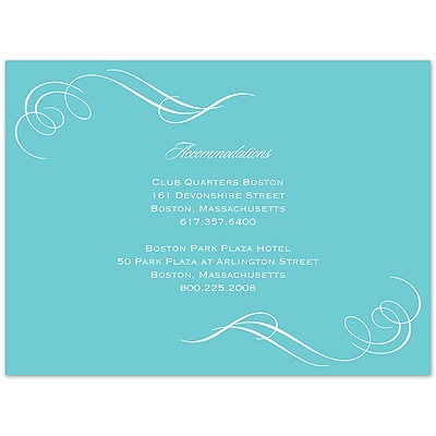 Photo and Swirls - Pool - Multi-Purpose Card