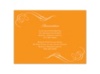 Photo and Swirls - Tangerine - Multi-Purpose Card