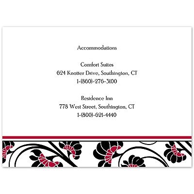 Floral Border - Apple - Multi-Purpose Card