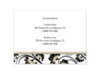 Floral Border - Golden - Multi-Purpose Card