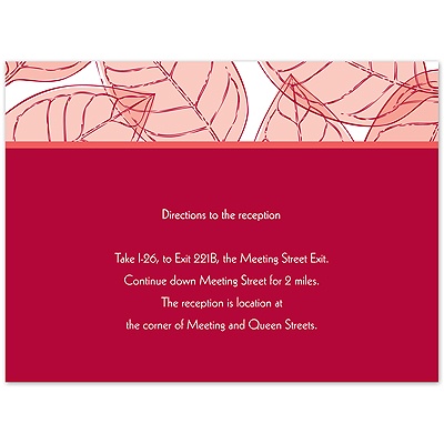 Translucent Leaves - Apple - Multi-Purpose Card