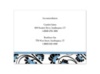 Floral Border - Cornflower - Multi-Purpose Card