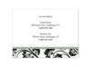 Floral Border - Clover - Multi-Purpose Card