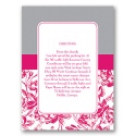 Vintage Floral Photo - Watermelon - Multi-Purpose Card