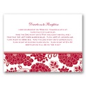 Floral Patterned - Apple - Multi-Purpose Card