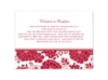 Floral Patterned - Apple - Multi-Purpose Card