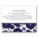 Floral Patterned - Lapis - Multi-Purpose Card