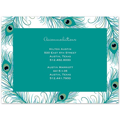 Jade Peacock - Multi-Purpose Card