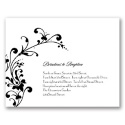 Fancy Flourish Photo - Black - Multi-Purpose Card