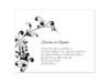 Fancy Flourish Photo - Black - Multi-Purpose Card