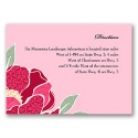 Patterned Peony - Apple - Multi-Purpose Card