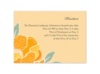 Patterned Peony- Tangerine - Multi-Purpose Card