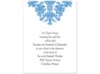 Decorative Damask - Cornflower - Multi Purpose Card