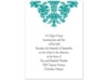 Decorative Damask - Jade - Multi-Purpose Card