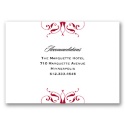 Monogram Flourish - Apple - Multi-Purpose Card