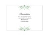 Monogram Flourish - Clover - Multi-Purpose Card