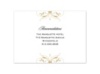 Monogram Flourish - Golden - Multi-Purpose Card
