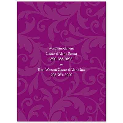 Treasured Jewels Pattern - Sangria - Multi-Purpose Card