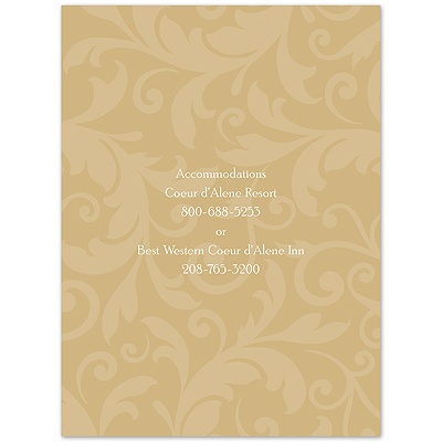 Treasured Jewels Pattern - Golden - Multi-Purpose Card