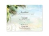 Palm Tree Beach - Multi-Purpose Card