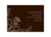 Tapestry - Chocolate  - Multi-Purpose  Card