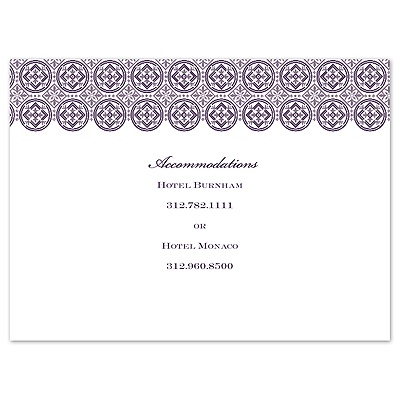 Monogram Pattern - Multi-Purpose Card