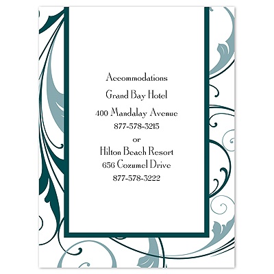 Swept Away - Gem - Multi-purpose Card