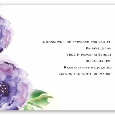 Treasured Jewels Splendor - Purple Multi-Purpose Card